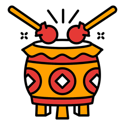 Chinese drum  Icon