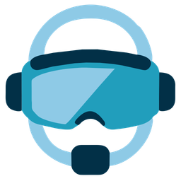 Virtual Reality Technology Goggle  Icon