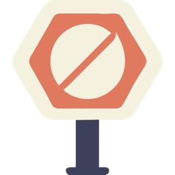 Stop sign  Icon