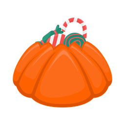 Halloween pumpkin basket  Icon