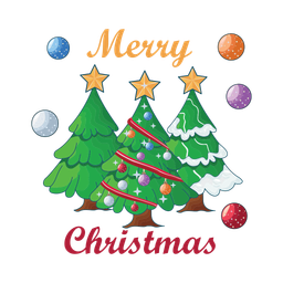 Tree christmas decoration  Icon