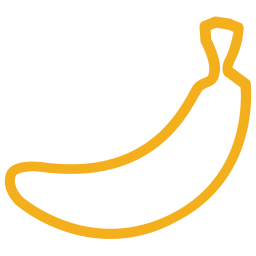 Banane  Icône