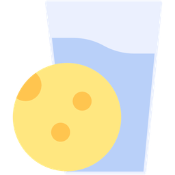 Cookie And Milk  Icon