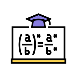 Aula de matemática  Ícone