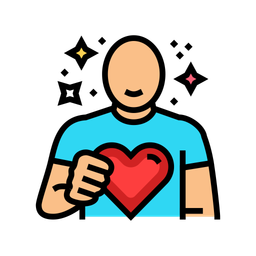 Holding Heart  Icon