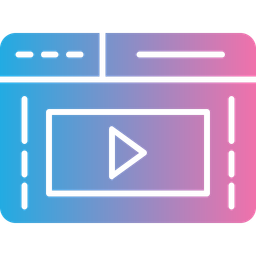 Browser Video  Icon