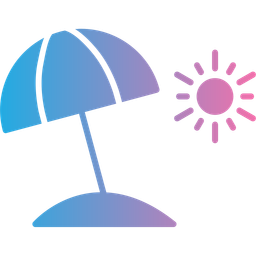 Beach Umbrella  Icon