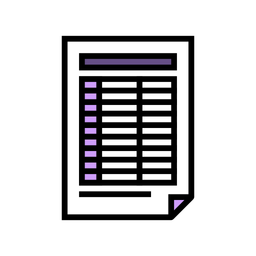 Form List  Icon