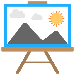 Artist Canvas  Icon