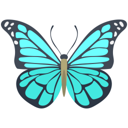 Blue Morpho  Butterfly  Icon