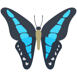 Blue Morpho Butterfly  Icon