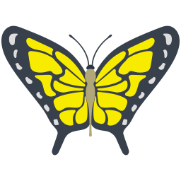 Comma Butterfly  Icon