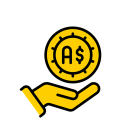 Autralian Dollar Coin  Icon