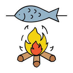 Cooking fish  Icon