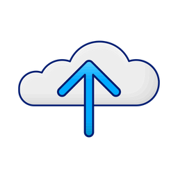 Cloud upload  Icon