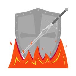 Shield and sword  Icon