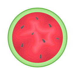 Half watermelon  Icon