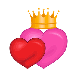 Crowned heart  Icon