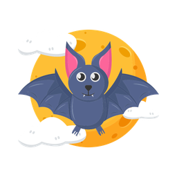 Bat moon  Icon