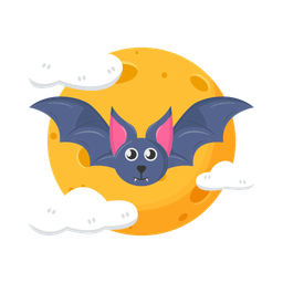 Bat moon  Icon