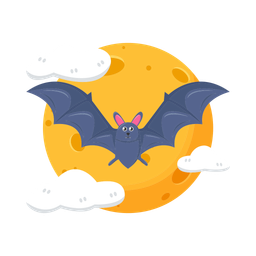 Bat moon  Icon