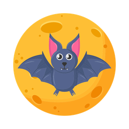 Bat moon  Icon