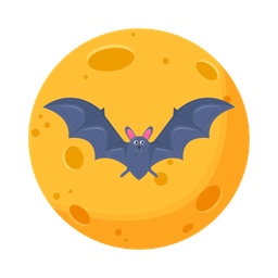 Bat moon  Icon