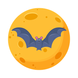 Bat moon  Icon