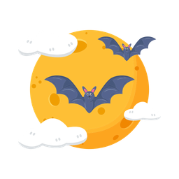 Bat moon  Icon