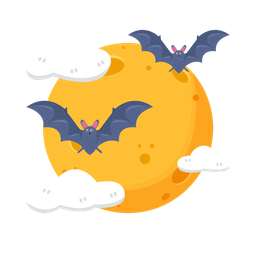 Bat moon  Icon