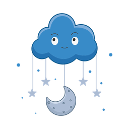 Cloud moon  Icon