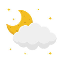 Cloud moon  Icon