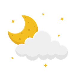 Cloud moon  Icon