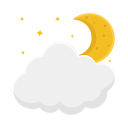 Cloud moon  Icon