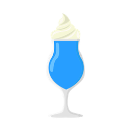 Blueberry milkshake  Icon