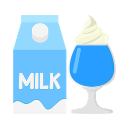 Blueberry milkshake  Icon