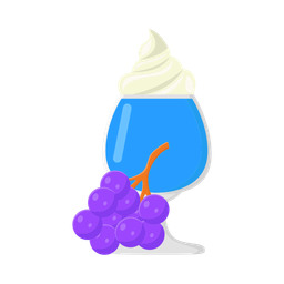 Blueberry milkshake  Icon