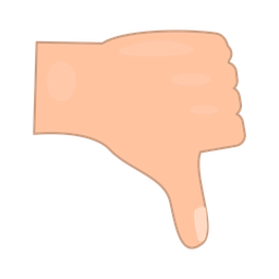 Dislike hand  Icon