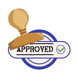 Approved stamp  Icon