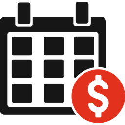 Financial Calander  Icon