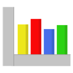 Gráfico de barras  Ícone