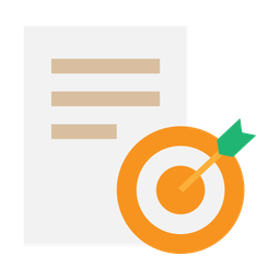 Copywriting target  Icon