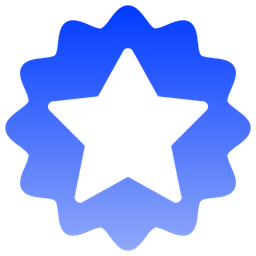 Badge Star  Icon