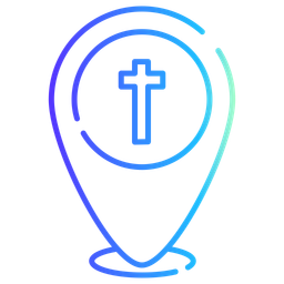 Christian church location  Icon