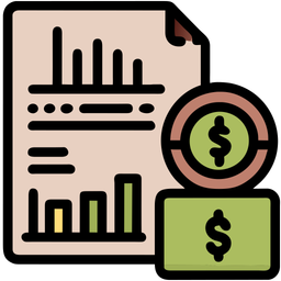 Financial Report  Icon