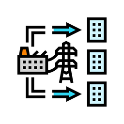 Power Distribution  Icon