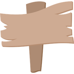 Square wooden board  Icon