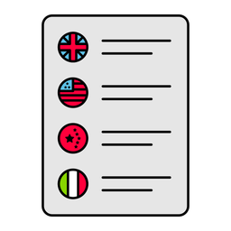 Countries list  Icon