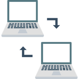 Laptop Network Icône
