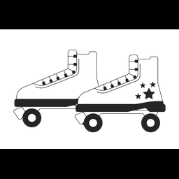 Old fashioned roller skates  Icon